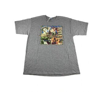 Gildan Unisex Adult Gray‎ Italy Graphic Short Sleeve Pullover T Shirt Size XL